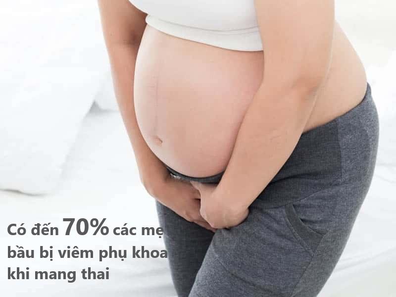 Mẹ bầu ra nhiều khí hư khi mang thai phải làm sao?