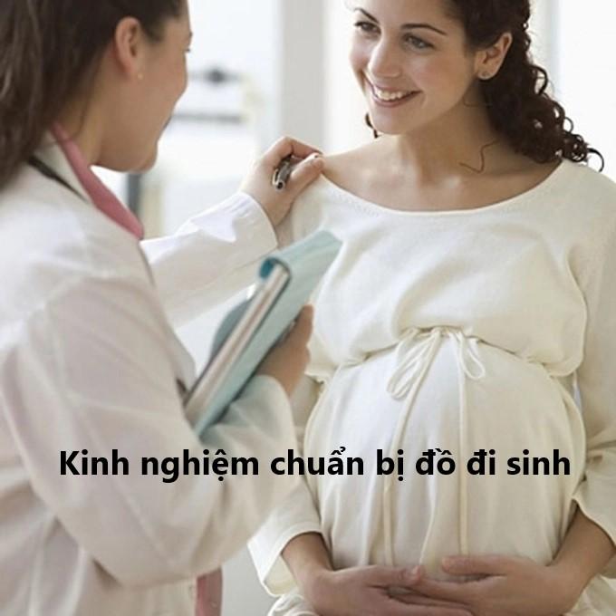 Kinh nghiệm chuẩn bị đồ đi sinh cho mẹ và bé
