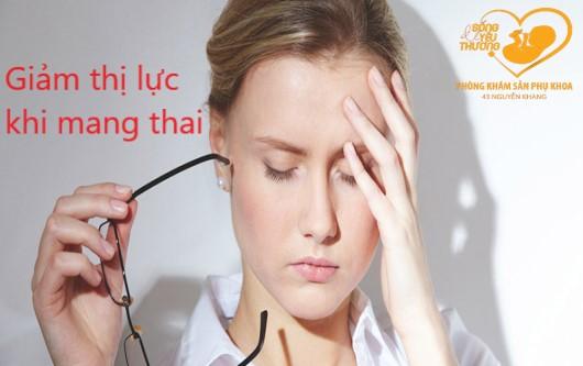 Giảm thị lực khi mang thai