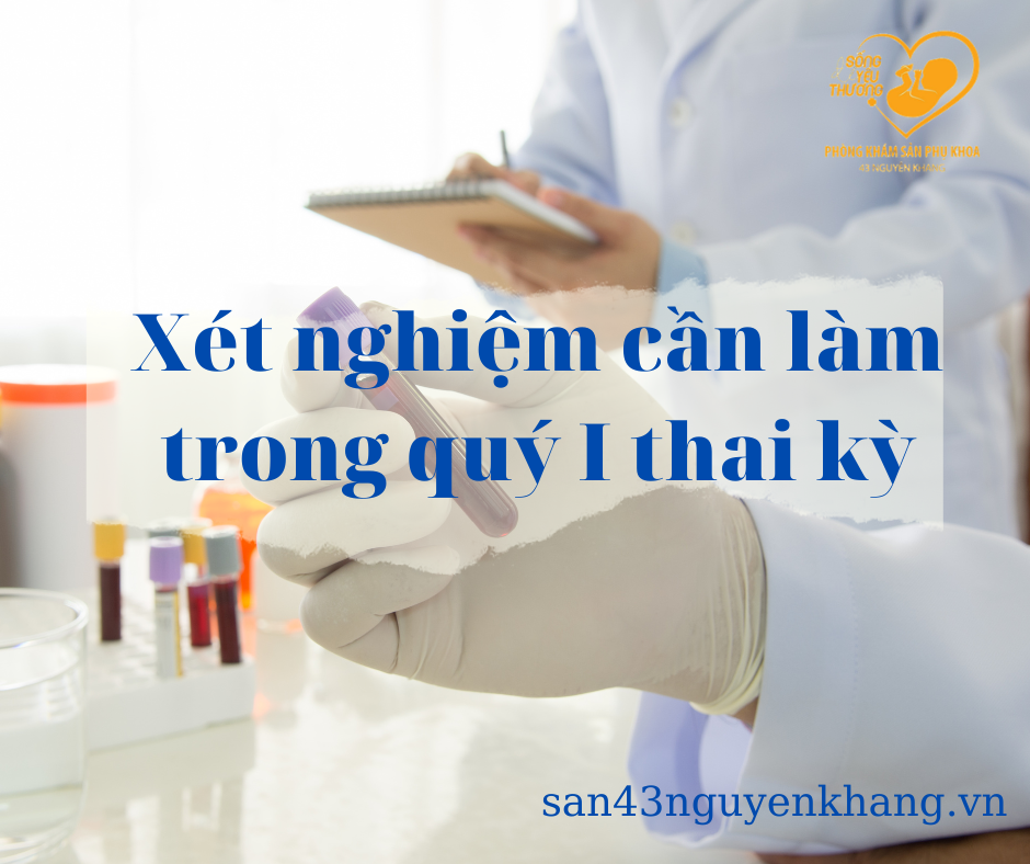 Các xét nghiệm cần làm trong quý I thai kỳ