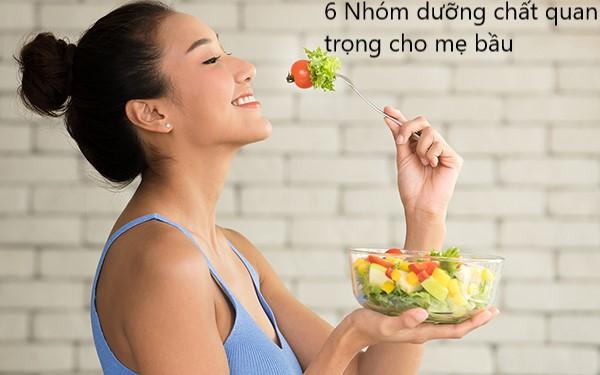 6 Nhóm dưỡng chất quan trọng mẹ bầu không nên bỏ qua