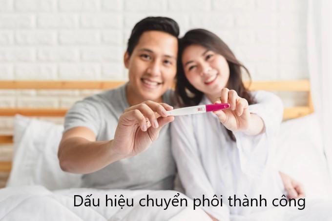 Dấu hiệu chuyển phôi thành công sau 14 ngày