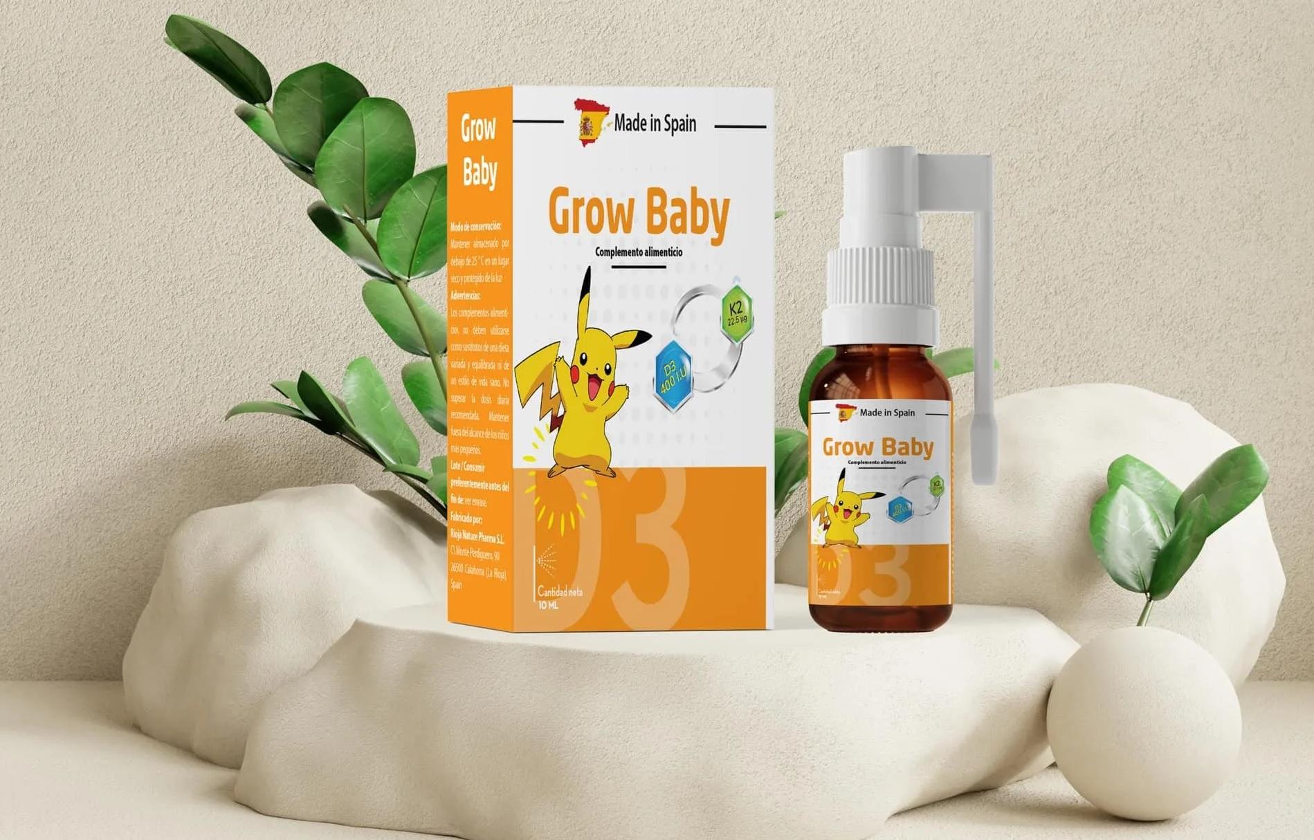 Grow baby dạng xịt - Hỗ trợ phát triển chiều cao và trí não cho trẻ