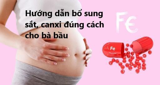 Thời điểm bổ sung sắt và canxi để đạt hiệu quả cao nhất