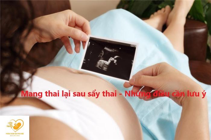 Mang thai lại sau sẩy thai - Những điều cần lưu ý