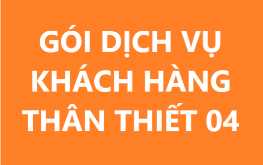 Gói dịch vụ khách hàng thân thiết 4