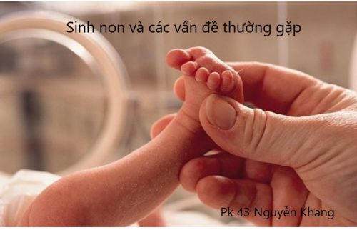 Sinh non và các vấn đề thường gặp