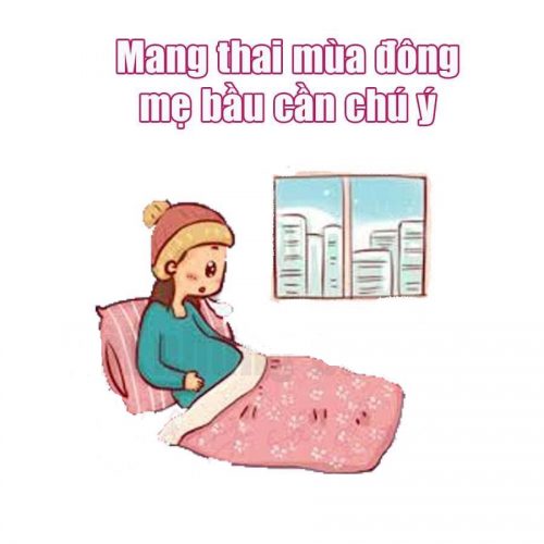 Những lưu ý khi mang thai vào mùa đông