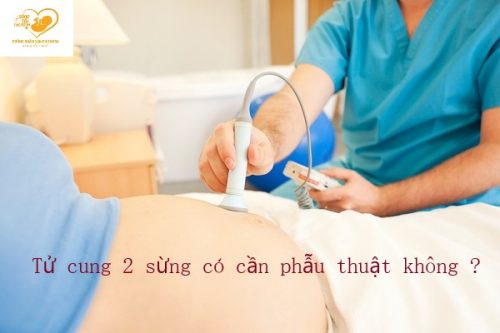 Tử cung hai sừng có cần phẫu thuật không ?