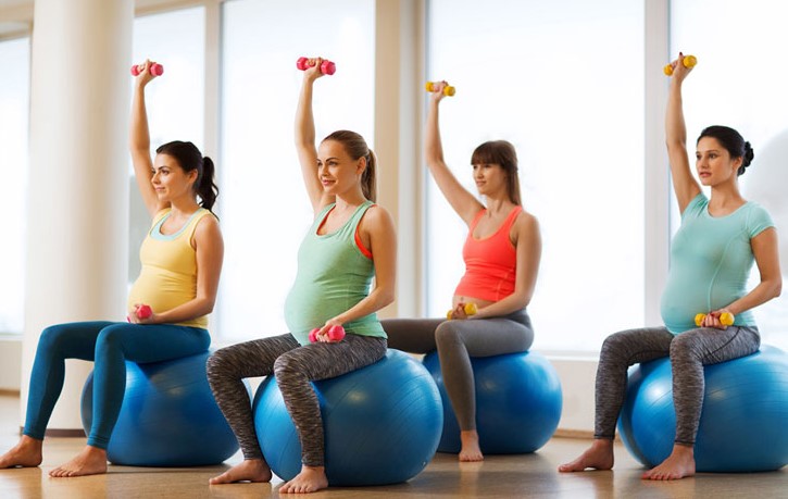 bài tập thể dục cho mẹ bầu cho quá trình mang thai