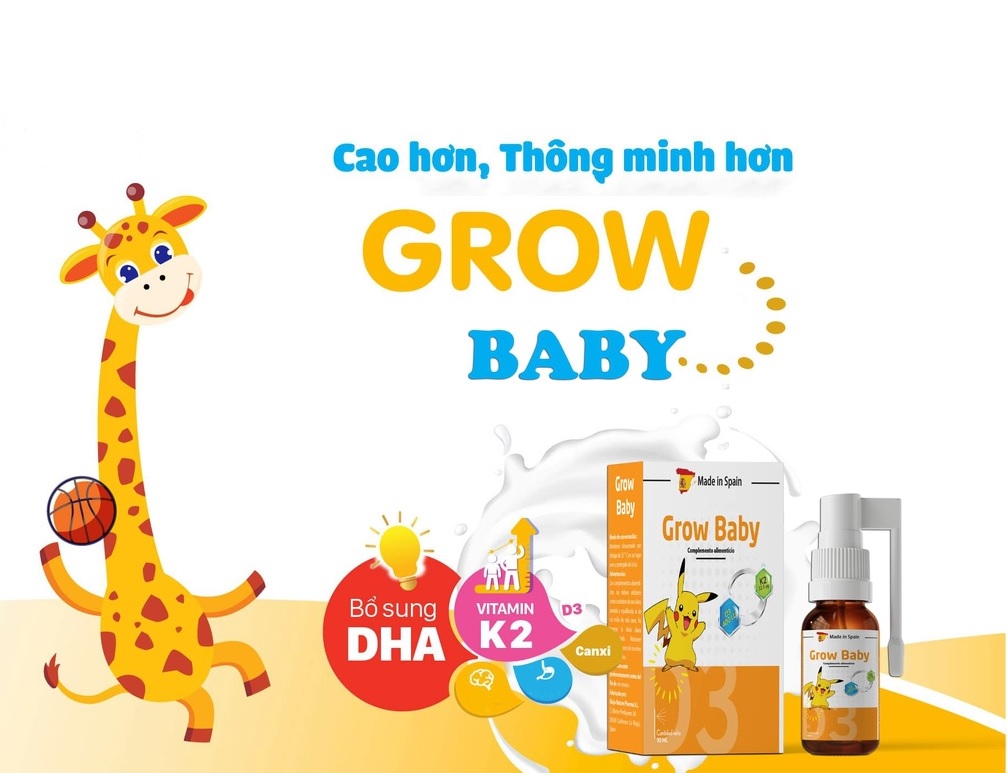 grow baby dạng xịt 