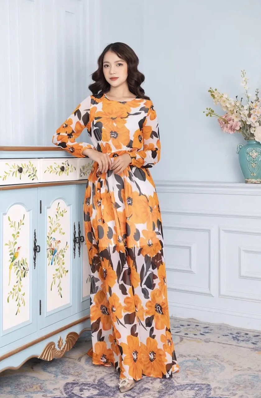 váy maxi dành cho mẹ bầu