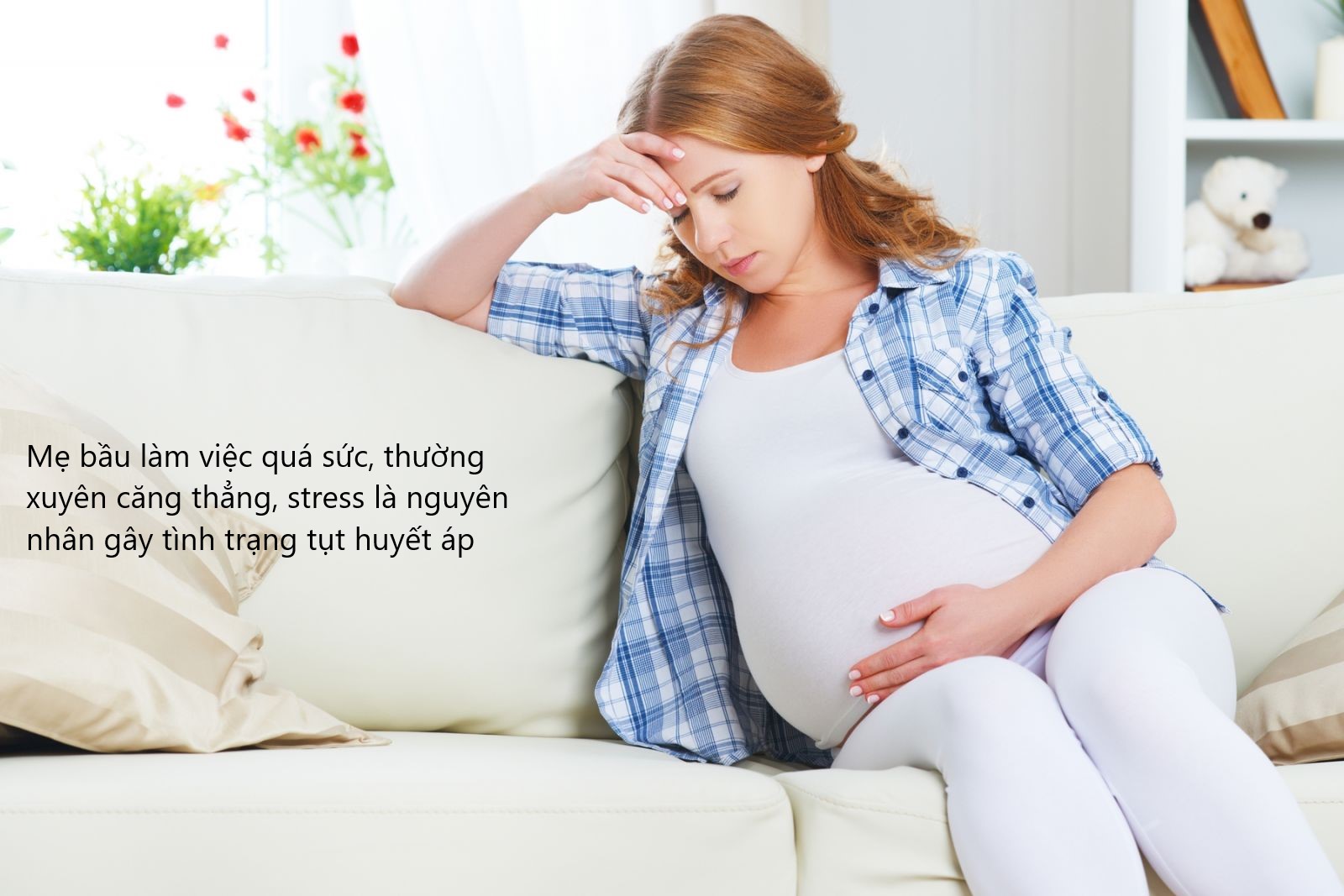 bà bầu bị tụt huyết áp