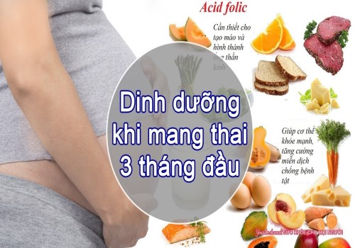 dinh dưỡng 3 tháng đầu