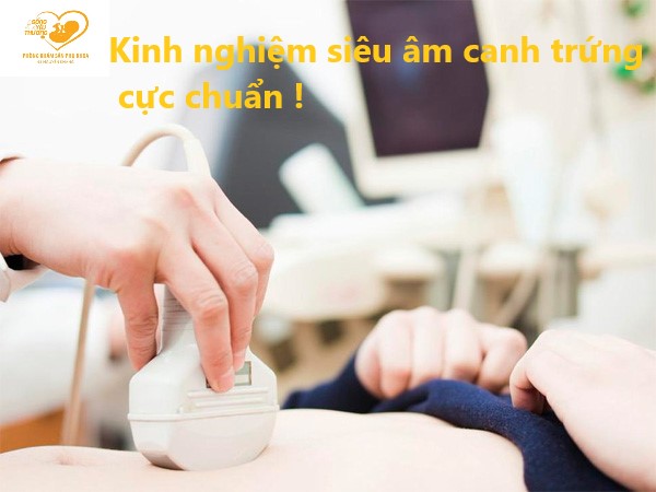 siêu âm canh trứng
