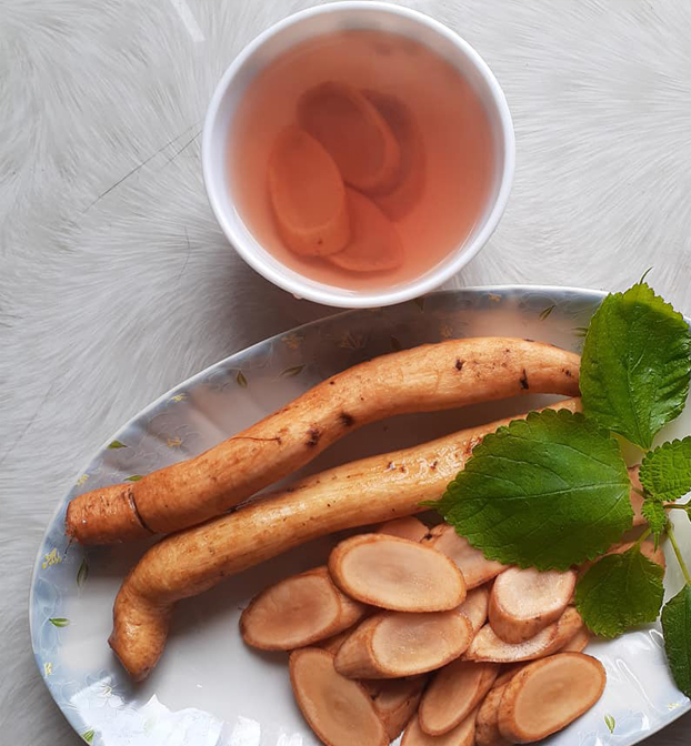 cách sắc nước củ gai